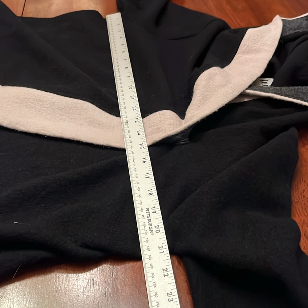 Luii Wool Black and White Cardigan with hood size medium Anthropologie - Picture 6 of 7